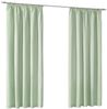 heimtexland Vorhang Dekoschal Baumwolle Fensterdeko Gardine blickdicht (1 St), Kräuselband, blickdicht, Polycotton, Natur I Kräuselband oder Schlaufen I verschiedene Größen Bild 1