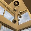 s.luce Orb XL Galerieleuchte 8-flammig mit Modular Baldachin Schwarz, Rauch Bild 5