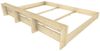 Familienbett "Familien-Nesterl" 270 220 23 Zirbe 90/90/90cm mit Ablage Bild 3