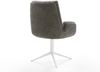 Drehstuhl Clea-Flex Bouclé Soft Schlamm Fußkreuz Weiß 360° drehbar Wippfunktion Bild 5