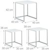 Beistelltische 3er Set Metallbeine Bild 3