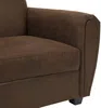 Vente-unique - VICTORY Sofa StoffStoff Braun - B 91 cm x H 89 cm x L 170 cm Bild 4