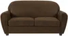 Vente-unique - VICTORY Sofa StoffStoff Braun - B 91 cm x H 89 cm x L 170 cm Bild 3