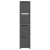 vidaXL Würfel-Regal 12 Fächer Grau 103x30x141 cm Stoff 322616 Bild 3