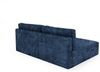 Ecksofa mit Schlaffunktion NATALIA XS in Stoff Tilia Dunkelblau Ottomane Links Bild 3