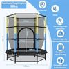 TLGREEN Gartentrampolin Ø 140cm bis 50 kg, Trampolin für Kinder,Kindertrampolin,Kleinkind-Trampolin Bild 2