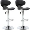 vidaXL Barhocker 2 Stk. Schwarz Kunstleder [323644] Bild 2