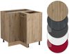 Eckunterschrank R-Line Artisan-Eiche 75.6 cm , AP Anthrazit Vicco Bild 5