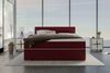 Boxspringbett Valerio Webstoff - Webstoff - bordeaux - 200x200 cm Bild 3
