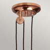 Hängeleuchte, Deckenlampe, Stahl Kupfer, D 37 cm Bild 4