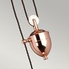 Hängeleuchte, Deckenlampe, Stahl Kupfer, D 37 cm Bild 3