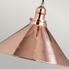 Hängeleuchte, Deckenlampe, Stahl Kupfer, D 37 cm Bild 2