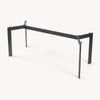 Tischgestell Verg Stahl 180x70x72 cm Schwarz [en. casa] Bild 2
