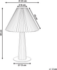 Tischlampe ALIGIDE Holz Naturfarben Bild 2