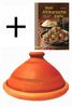 Marrakesch Orient & Mediterran Interior Dampfgartopf 2er Set, Tajine Tuareg Ø 30cm + Nord-Afrikanische Küche Kochbuch, (2-tlg), Handarbeit Bild 2