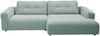 KAWOLA Sofa MIKA Ecksofa Cord hellblau Longchair rechts 86 x 167 x 276 cm Bild 4