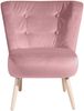 Sessel Kassi Bezug Samtvelours Buche natur / rosé 22365 Bild 2