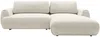 Vente-unique - MONELIA Sofa Stoff Beige - B 167 cm x H 81 cm x L 270 cm Bild 2