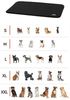 BedDog Hundematte CORA - Komfortables Hundekissen aus Cordura, langlebige Haustier-Unterlage, großes Hundebett, S-XXL BLACK (schwarz), S Bild 3