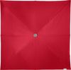 Doppler Sonnenschirm / Großschirm "Telestar 400 x 400", inkl. Schutzhülle, rot, 400 x 400 cm,ohne Volant, mit Windventil Bild 3