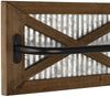 Handtuchhalter Groß braun 60 x 15 Massivholz Verzinktes Metall Küche Bad Bild 5