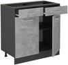 Küchenunterschrank R-Line Beton 80 cm AP Marmor Vicco Bild 5