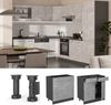 Küchenunterschrank R-Line Beton 80 cm AP Marmor Vicco Bild 4