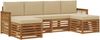 vidaXL Sofagarnituren Massivholz Akazie 3384689 Bild 2