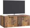 vidaXL Wandmontierter TV-Schrank Altholz 78,5 x 41 x 30 cm 899033 Bild 3