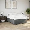 vidaXL Boxspringbett mit Matratze Dunkelgrau 140x190 cm Stoff 3285131 Bild 3