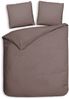 HnL Mako Satin Bettwäsche Punto Uni Rose 155x220 cm + 80x80 cm Bild 3