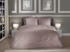 HnL Mako Satin Bettwäsche Punto Uni Rose 155x220 cm + 80x80 cm Bild 4