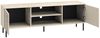 TV Board SALOU-131 in kaschmir matt mit gerillter Optik, B/H/T ca. 160/53/40 cm Bild 2