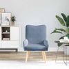 vidaXL Sessel Blau 63 x 67 x 94 cm Stoff 42001798 Bild 3