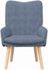 vidaXL Sessel Blau 63 x 67 x 94 cm Stoff 42001798 Bild 4