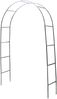 2'er Set Rosenbögen 240x140x36cm Metall Pergola Rankhilfe Rankgitter Bild 2