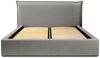 Polsterbett Doppelbett Bett AMADA 160x200cm in Stoff Ditra Grau Bild 2