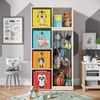 Kinderregal Marvin Weiß 72 x 143 cm mit 4 Faltboxen opt. 1 Vicco Bild 4