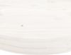 vidaXL Tischplatte Rund Weiß Ø90x3 cm Massivholz Kiefer 833674 Bild 5