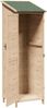 vidaXL Gartenschuppen Natur 59,5 x 56 x 176,5 cm Massivholz aus Fichte 42033476 Bild 4