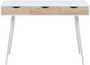 Schreibtisch >Neil I< in Weiß Eiche - 110x77,1x50cm (BxHxT) Bild 2