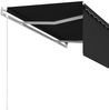 vidaXL Markise Automatisch Einziehbar mit Volant 3,5x2,5 m Anthrazit 3069289 Bild 5