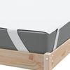 vidaXL Matratzenschoner Weiß 90x220 cm Wasserdicht 4100175 Bild 5