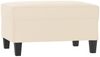 vidaXL Fußhocker Beige 70x55x41 cm Mikrofasergewebe 349366 Bild 2