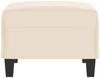 vidaXL Fußhocker Beige 70x55x41 cm Mikrofasergewebe 349366 Bild 4