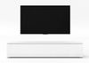 AX LIVING TV Board Loriano 180 cm Fernsehschrank weiß Matt/Hochglanz Bild 2