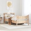 vidaXL Massivholzbett mit Kopfteil 75x190 cm Kiefer 3306327 Bild 3