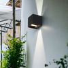 LED Wandleuchte, Aluminium, anthrazit, L 10 cm Bild 3