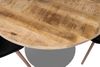 Bistrotisch massiv Mango rough rund 90 cm Säulengestell-rund silber EMILIO 173847360 Bild 4