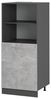 Herdumbauschrank R-Line Beton 60 cm Vicco Bild 5